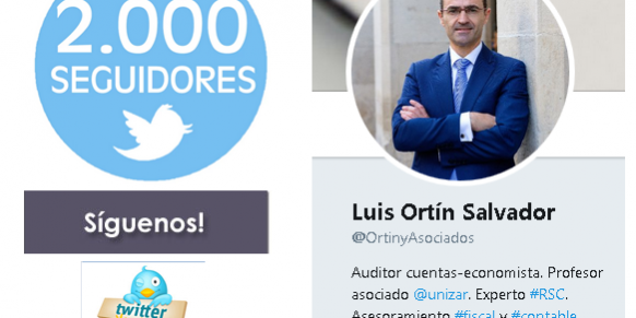 Ya tenemos más de 2000 Seguidores en Twitter