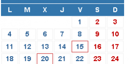 Calendario del contribuyente – Antes del 20 febrero Calendario del contribuyente - Antes del 20 febrero