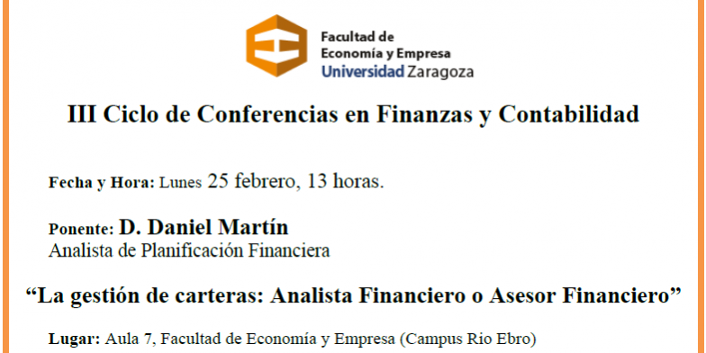 Conferencias en finanzas y contabilidad Conferencias en finanzas y contabilidad