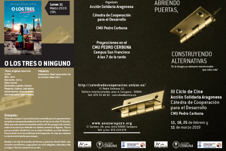 Cartel de la película 'O los 3 o ninguno'