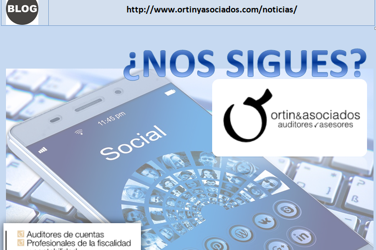 Síguenos Ortín y Asociados