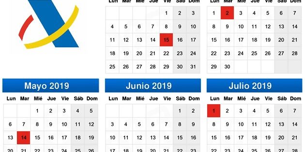 Calendario renta 2018