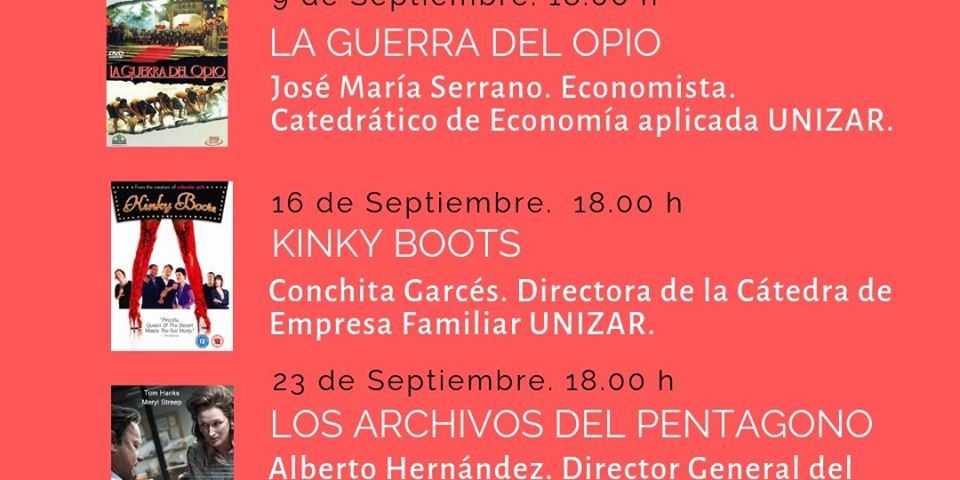 XI Ciclo economía y cine XI Ciclo de economía y cine de Zaragoza