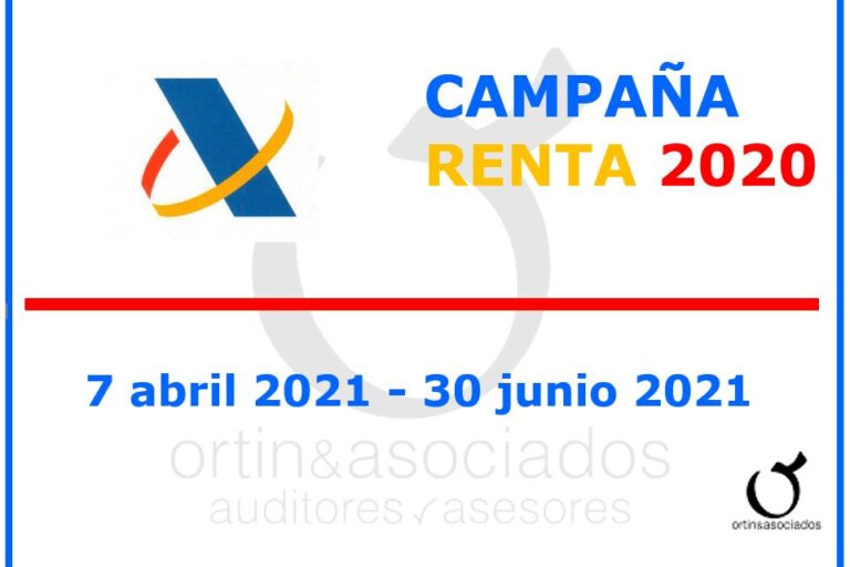 Campaña Renta 2020 · Ortin y asociados