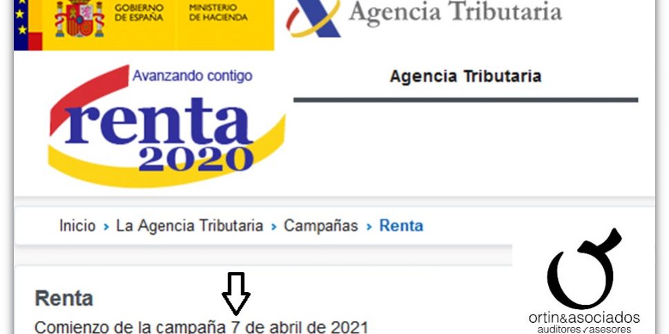 Renta 2020 · Ortín y Asociados Renta 2020 · Ortín y Asociados