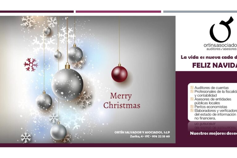 Feliz navidad · Ortín y asociados