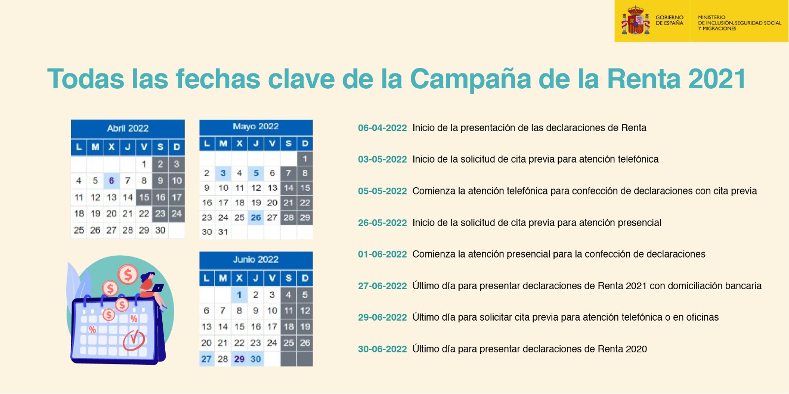 20220531 IRPF · Atención presencial · Ortín y Asociados