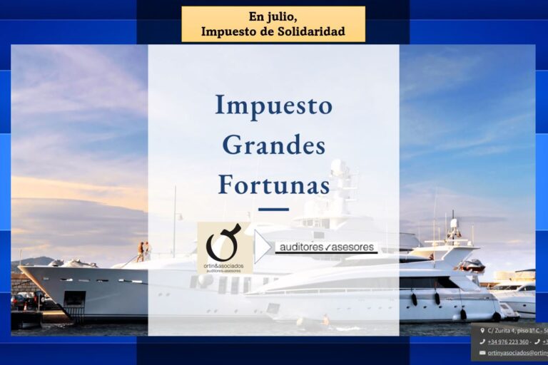 Impuesto de Solidaridad · Ortín y Asociados