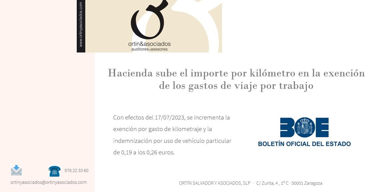 Subida kilometraje · Ortín y asociados Subida kilometraje · Ortín y asociados