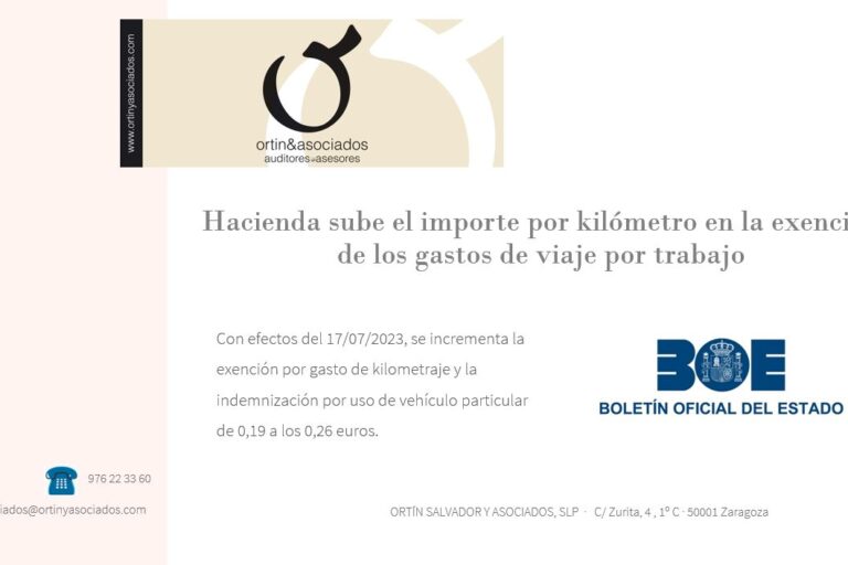 Subida kilometraje · Ortín y asociados