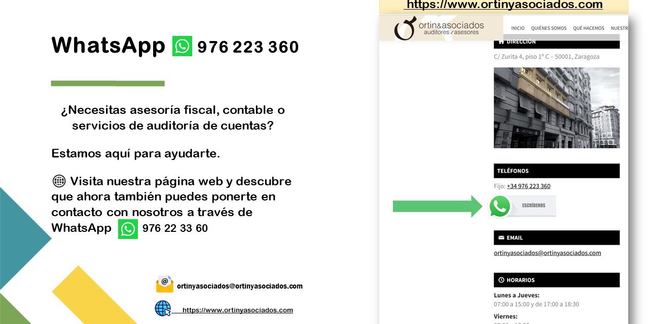 WhatsApp · Ortín y asociados WhatsApp · Ortín y asociados