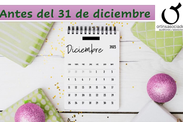 consejos fiscales 2023 · Ortín y asociados